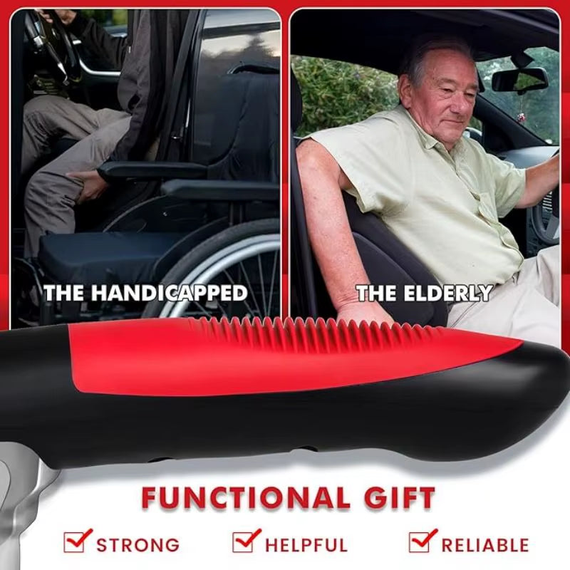 NINEMAX Car Door Assist Handles for Elderly People Portable Multifunctional Seat Belt Cutter Elderly Specific Window Breaker