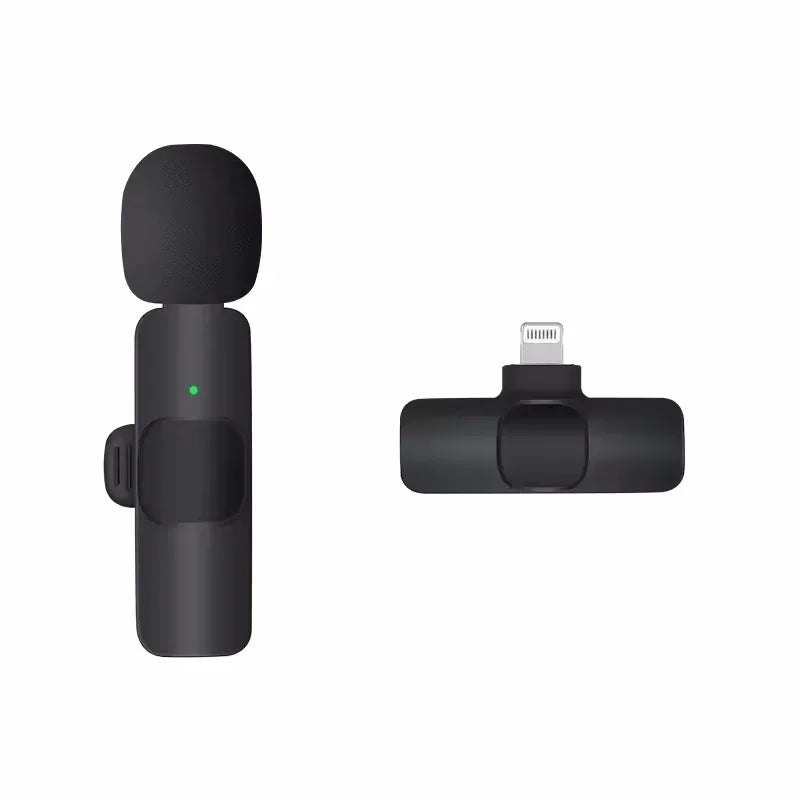 Wireless Lavalier Microphone for Iphone Android Handy Microphone Plug Play Wireless Microphone for Interview Youtube Tiktok