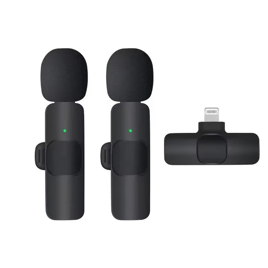 Wireless Lavalier Microphone for Iphone Android Handy Microphone Plug Play Wireless Microphone for Interview Youtube Tiktok